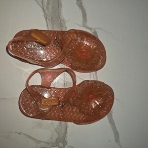 Old Navy Orange Jelly Sandals